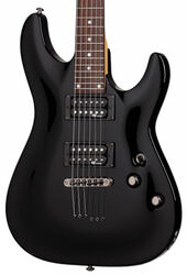 Guitare électrique forme str Sgr by schecter C-1 - Gloss black