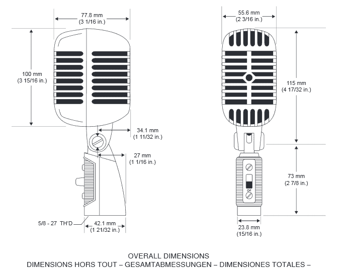 Shure 55sht2 - Micro Chant - Variation 1