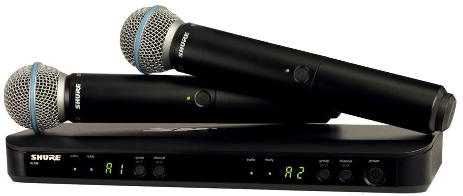 Micro hf main Shure BLX288E-B58-M17