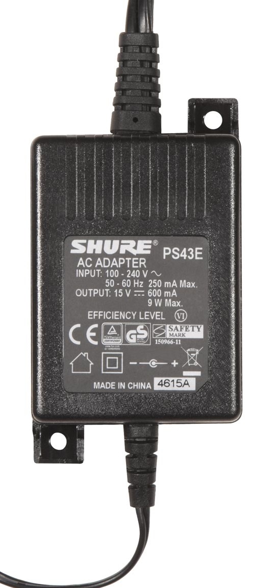 Shure Ps43e Pour Axt610 / Glxd4 / P9t Et Ulxd - Alimentation - Variation 1