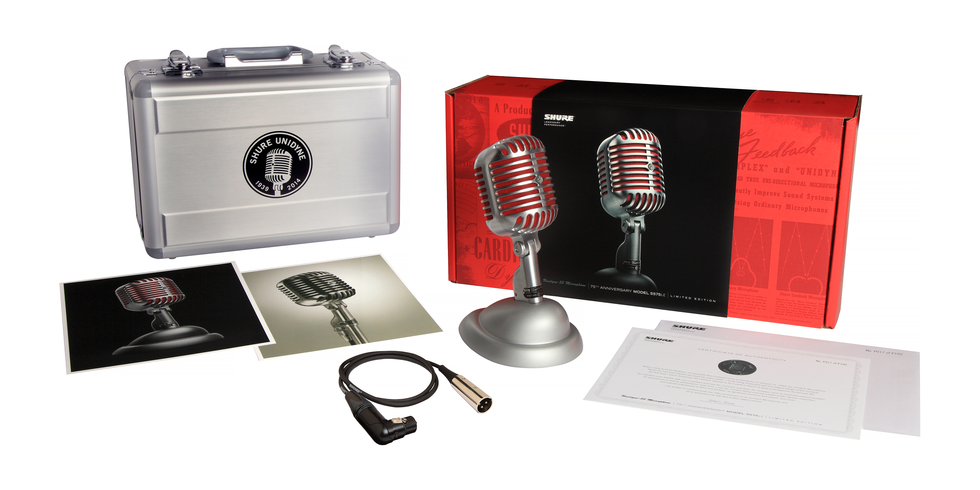 Shure Unidyne 55 Limited Edition 75e Anniversaire - - Micro Statique Large Membrane - Variation 1