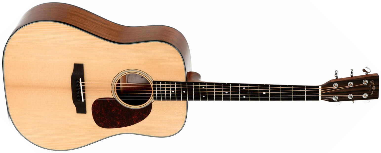 Sigma Dm-18+ Standard Dreadnought Epicea Acajou Mic - Natural - Guitare Acoustique - Main picture