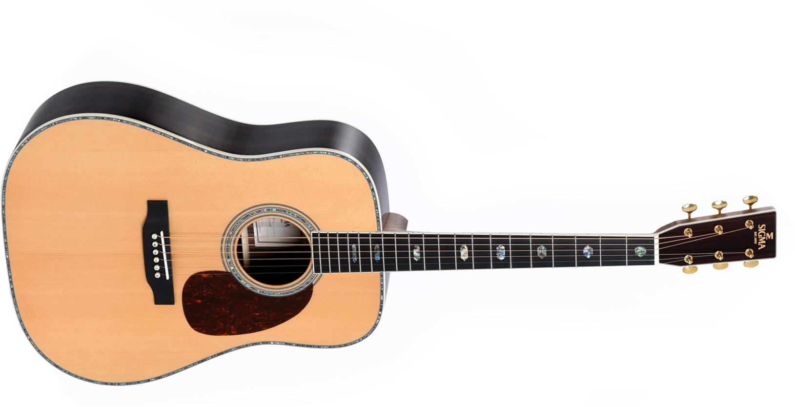 Sigma Dt-41 Standard Dreadnought Epicea Tilia Mic - Natural - Guitare Acoustique - Main picture