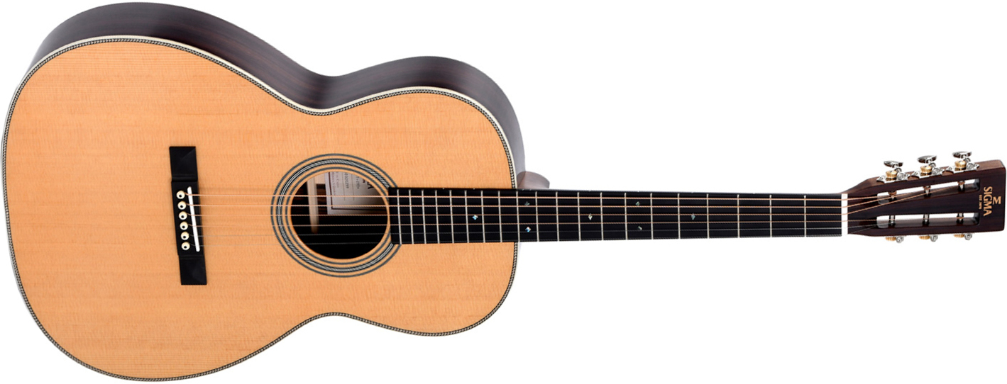 Sigma Omt-28h Standard Orchestra Model Epicea Tilia Mic - Natural - Guitare Acoustique - Main picture