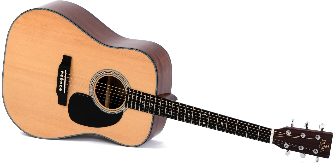 Sigma Dm-1 Dreadnought Epicea Acajou Mic - Natural - Guitare Acoustique - Variation 2