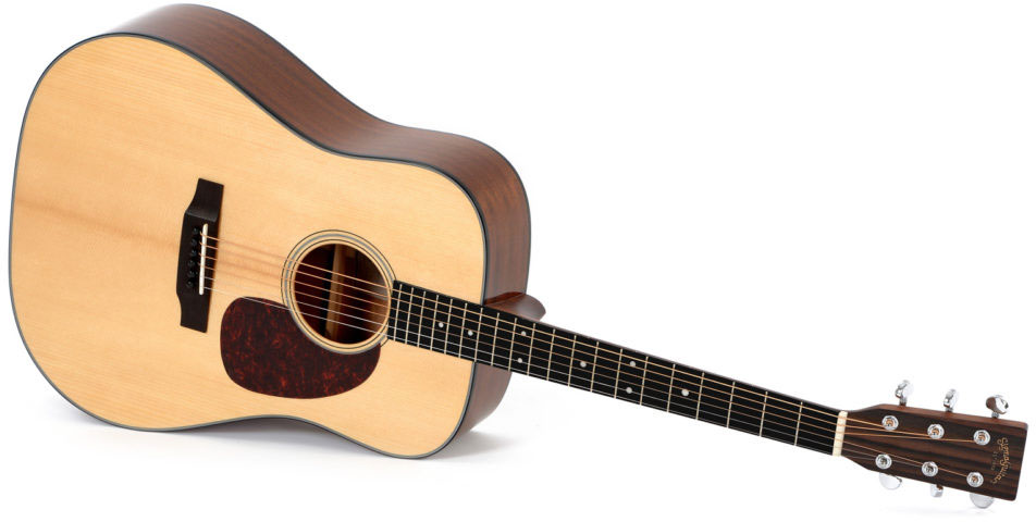 Sigma Dm-18+ Standard Dreadnought Epicea Acajou Mic - Natural - Guitare Acoustique - Variation 1