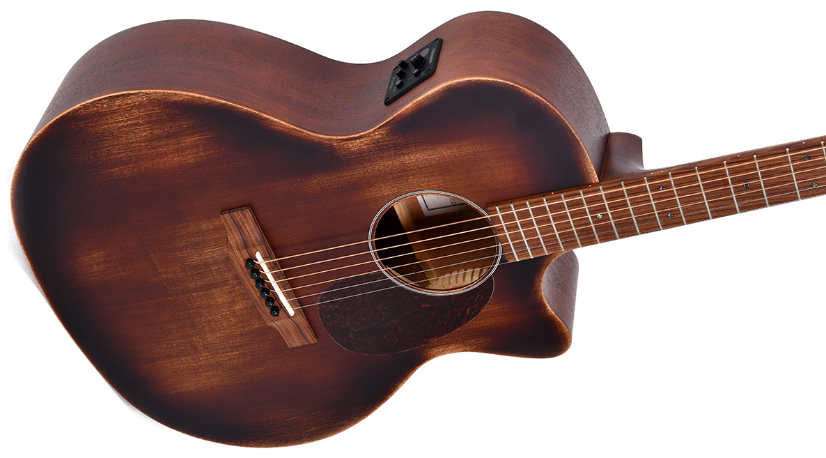Sigma Gmc-15e-aged Orchestra Model Tout Acajou Pf - Natural Distressed Satin - Guitare Folk - Variation 2