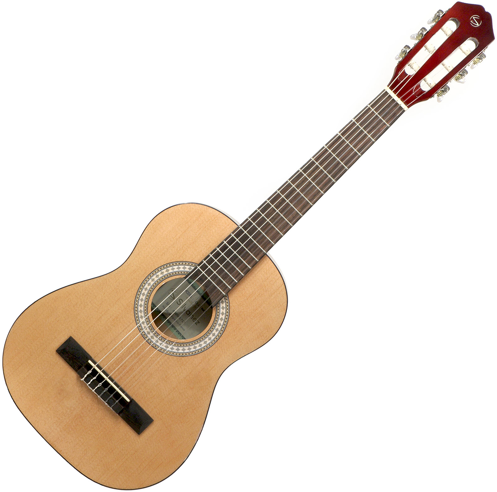 Silvanez Cl-12 Nat + Housse + Accordeur + Capodastre + Stand - Natural Gloss - Pack Guitare Classique - Variation 1