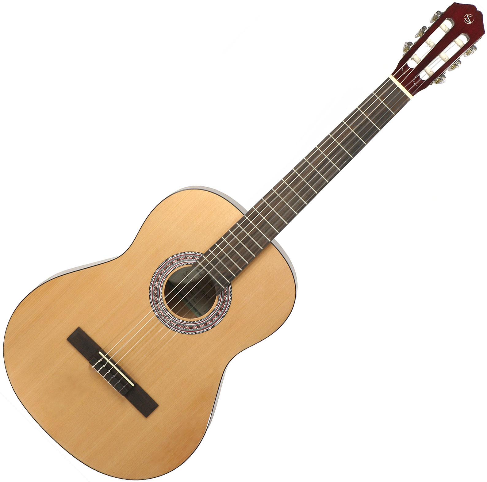 Silvanez Cl44-nat +housse X-tone 2002 +accordeur +capo +stand - Natural - Pack Guitare Classique - Variation 1