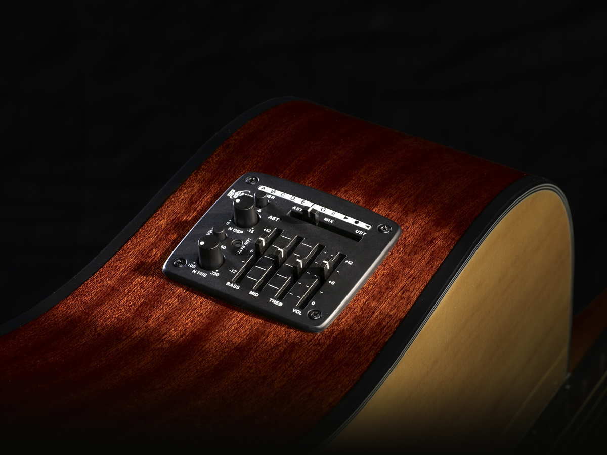 Simon & Patrick Showcase Mahogany Bband A6t Dreadnought Epicea Acajou Rw - Natural Hg - Guitare Electro Acoustique - Variation 4