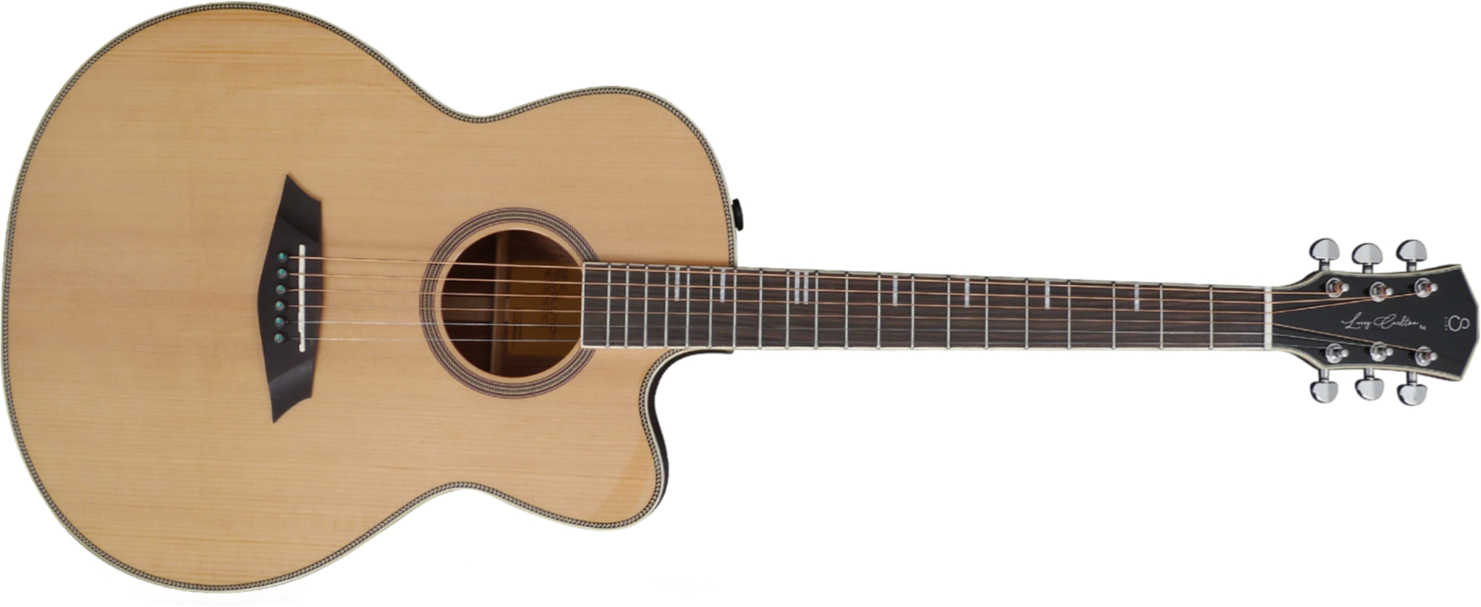 Sire Larry Carlton A3-g Signature Grand Auditorium Cw Epicea Acajou Rw - Natural - Guitare Electro Acoustique - Main picture