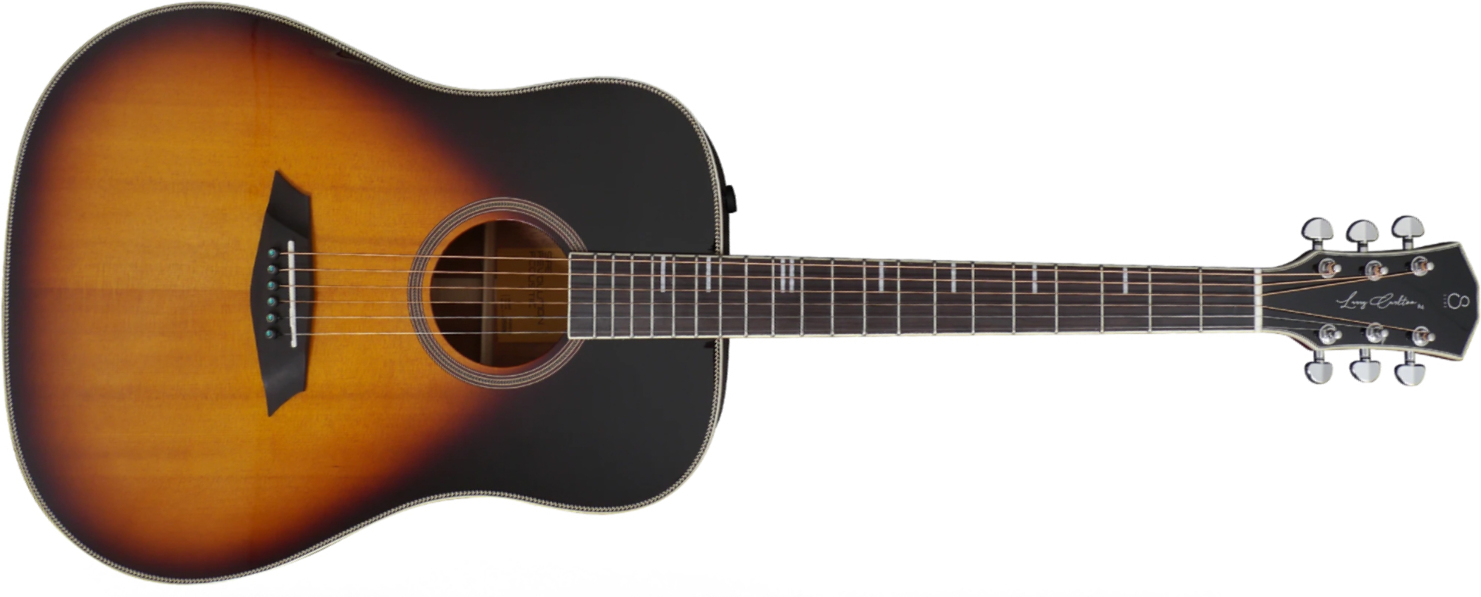 Sire Larry Carlton A4-d Dreadnought Epicea Acajou Rw - Vintage Sunburst - Guitare Electro Acoustique - Main picture