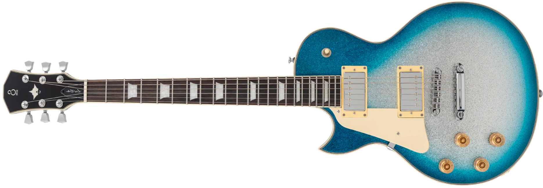 Sire Larry Carlton L7 Lh Gaucher New Gen 2h Ht Eb - Skyburst Sparkle - Guitare Électrique Single Cut - Main picture