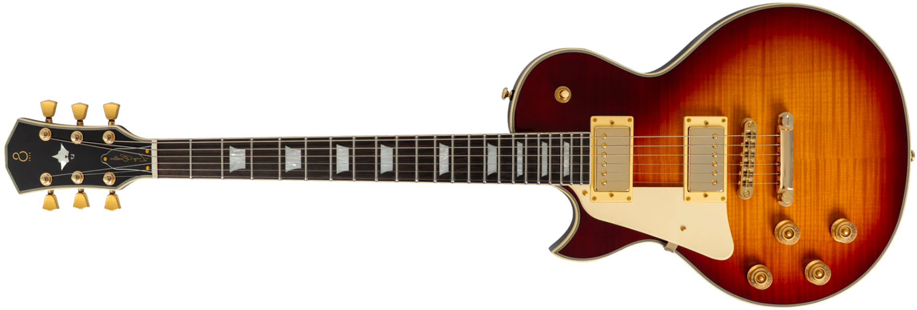 Sire Larry Carlton L7 Lh Gaucher New Gen 2h Ht Eb - Tobacco Sunburst - Guitare Électrique Single Cut - Main picture