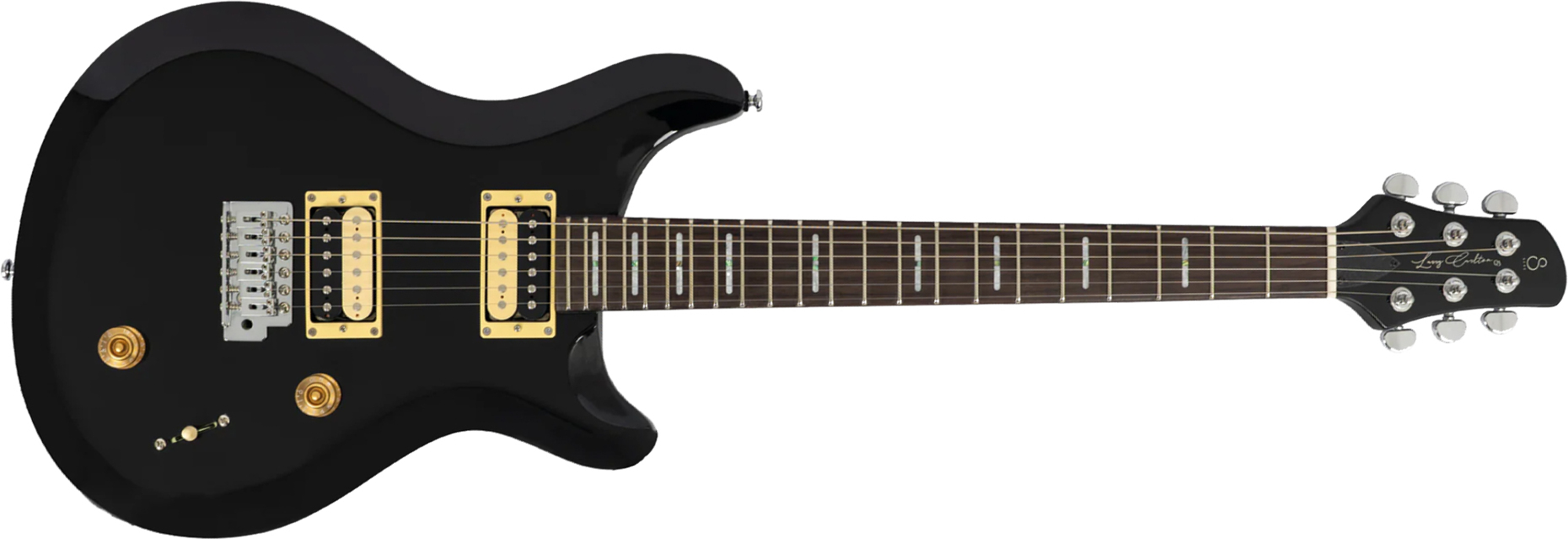 Sire Larry Carlton Q3 2h Trem Rw - Black - Guitare Électrique Double Cut - Main picture