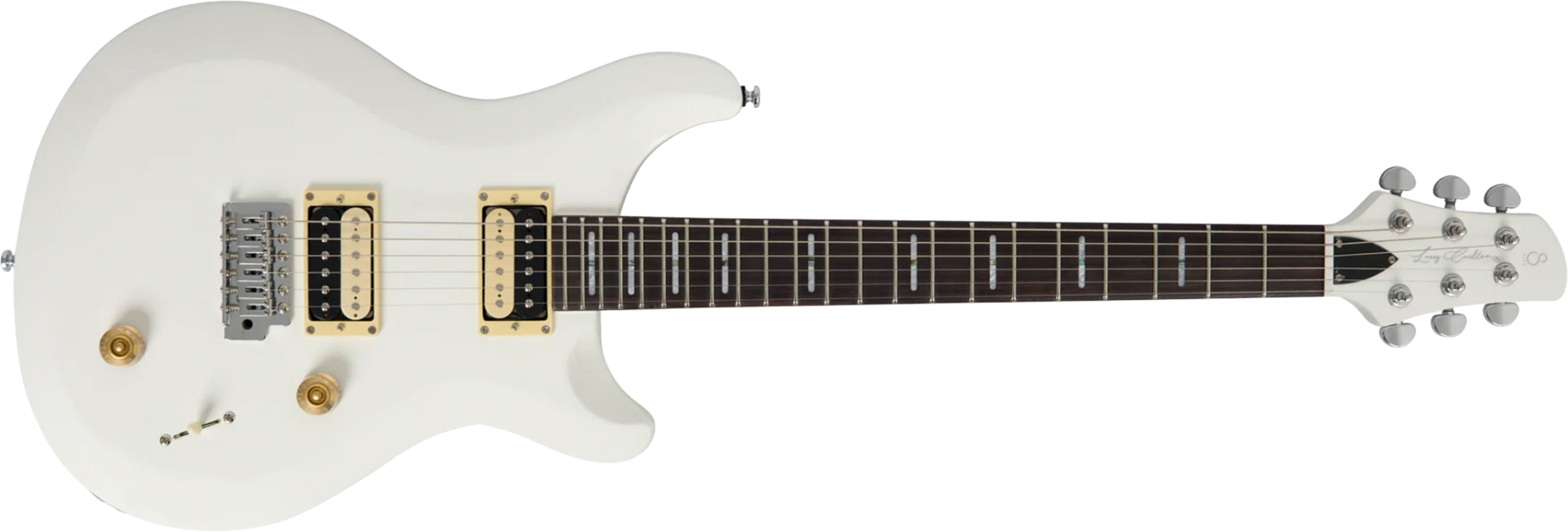 Sire Larry Carlton Q3 2h Trem Rw - Antique White - Guitare Électrique Double Cut - Main picture