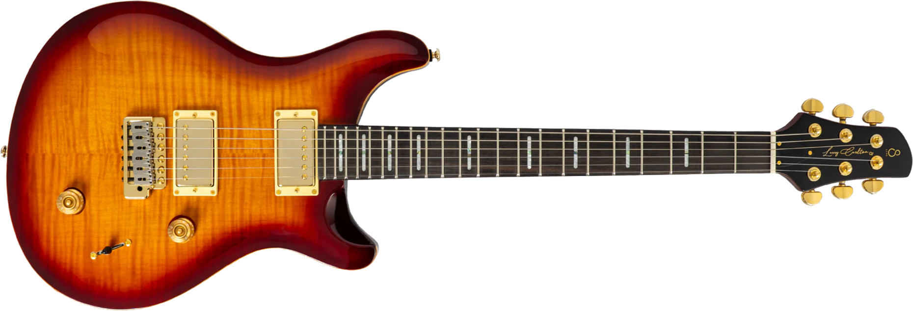 Sire Larry Carlton Q7 2h Trem Eb - Tobacco Sunburst - Guitare Électrique Double Cut - Main picture