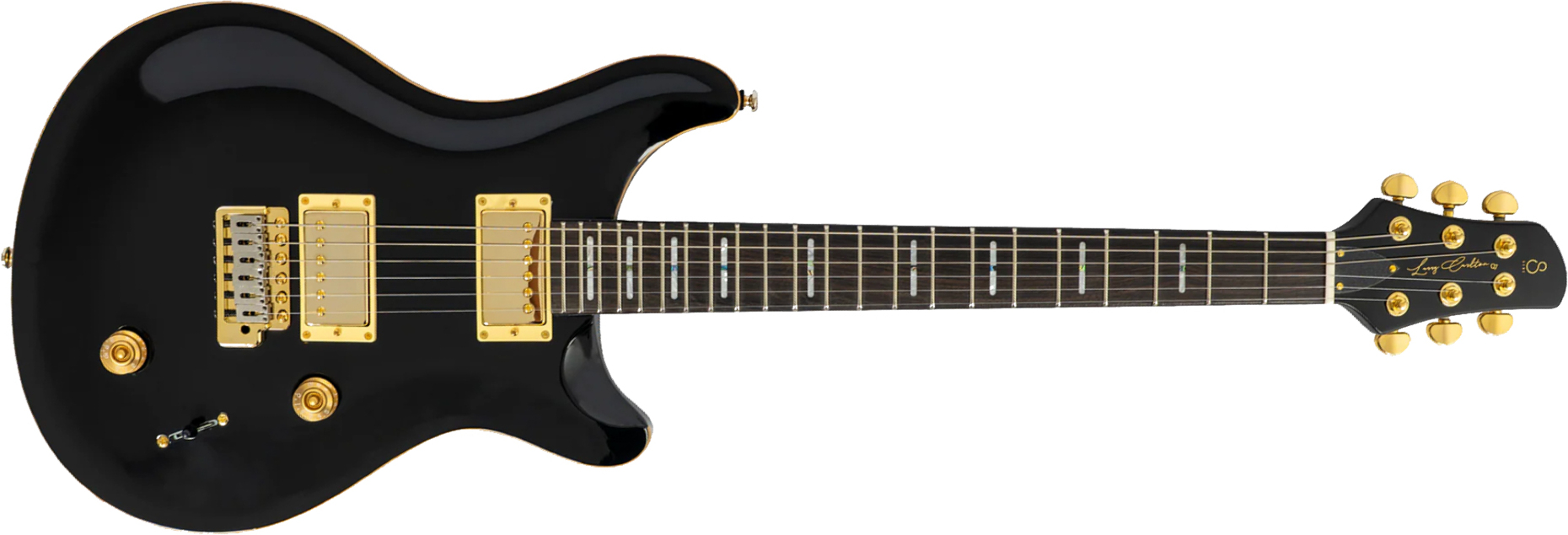 Sire Larry Carlton Q7 2h Trem Eb - Black - Guitare Électrique Double Cut - Main picture