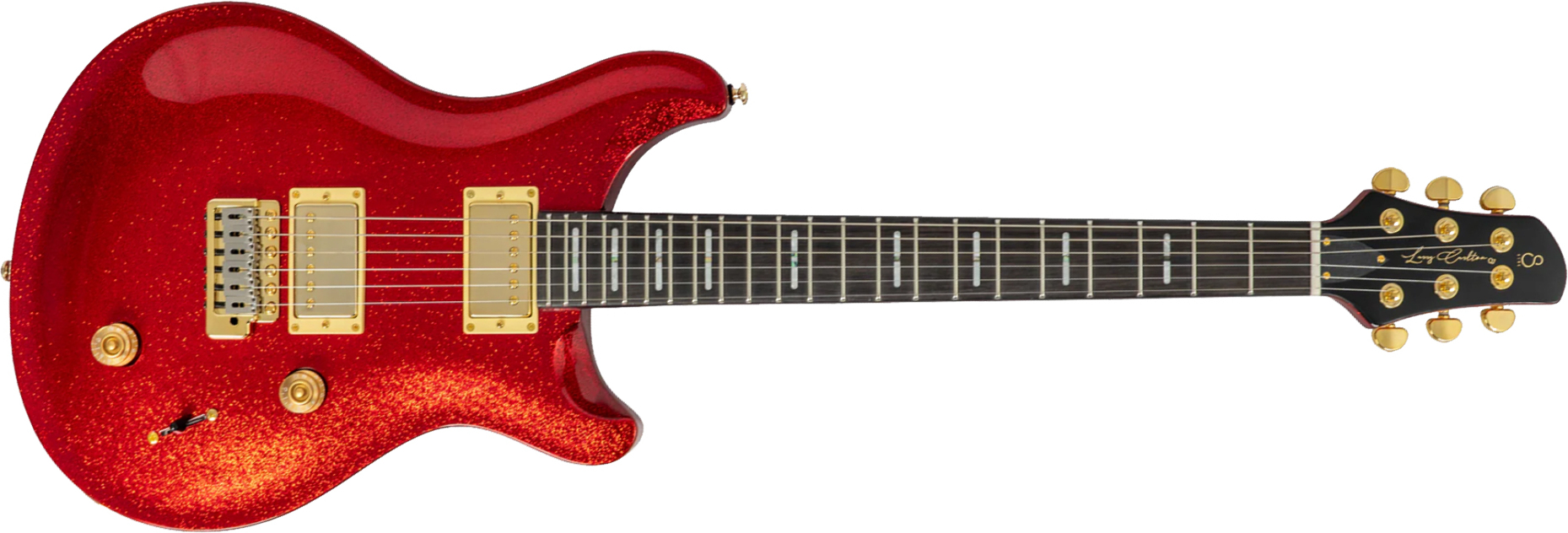 Sire Larry Carlton Q7 2h Trem Eb - Red Sparkle - Guitare Électrique Double Cut - Main picture