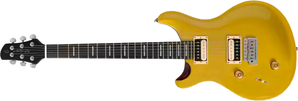 Sire Larry Carlton Q7 Lh Gaucher 2h Trem Eb - Metallic Gold - Guitare Électrique Double Cut - Main picture