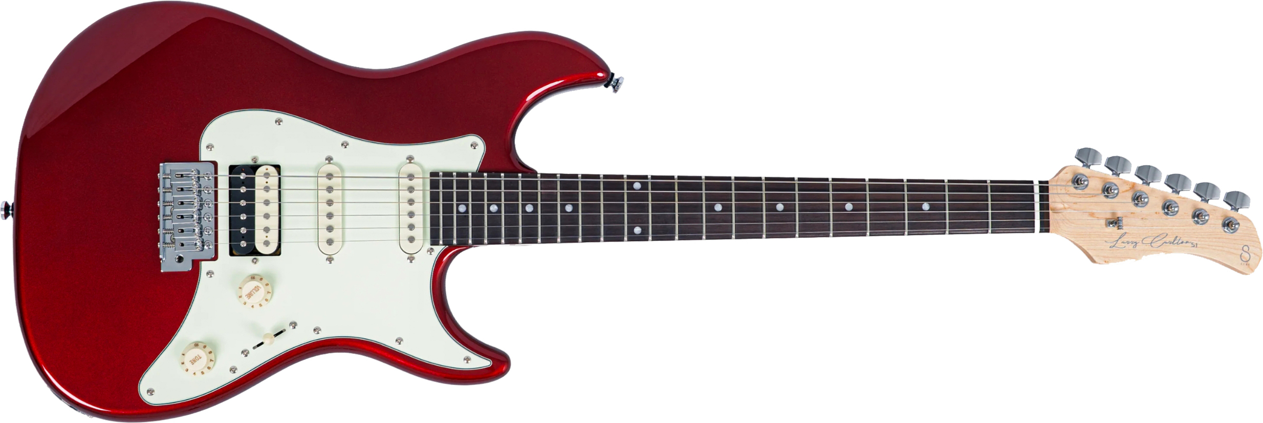 Sire Larry Carlton S1 Hss Trem Rw - Candy Apple Red - Guitare Électrique Forme Str - Main picture