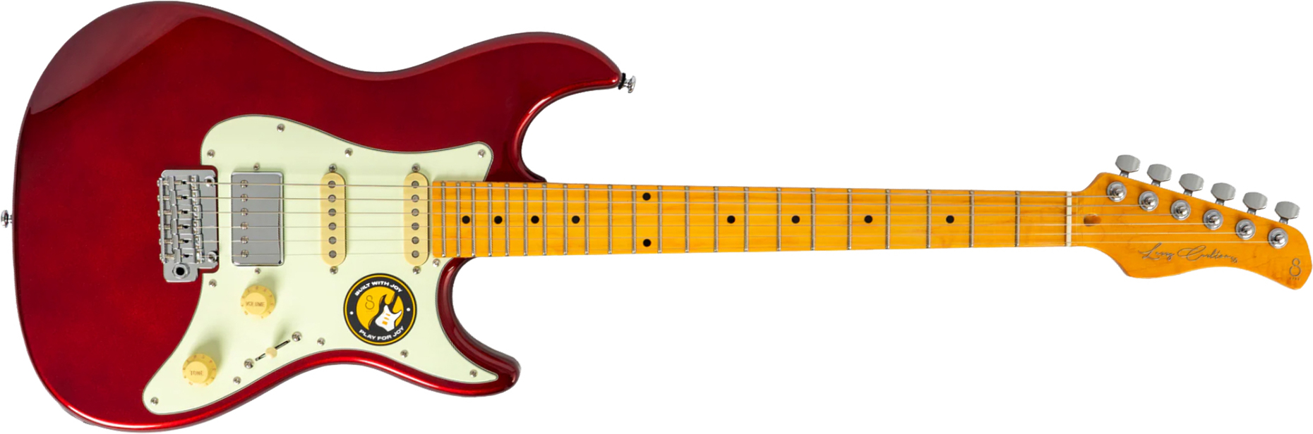 Sire Larry Carlton S5 Trem Hss Mn - Candy Apple Red - Guitare Électrique Forme Str - Main picture