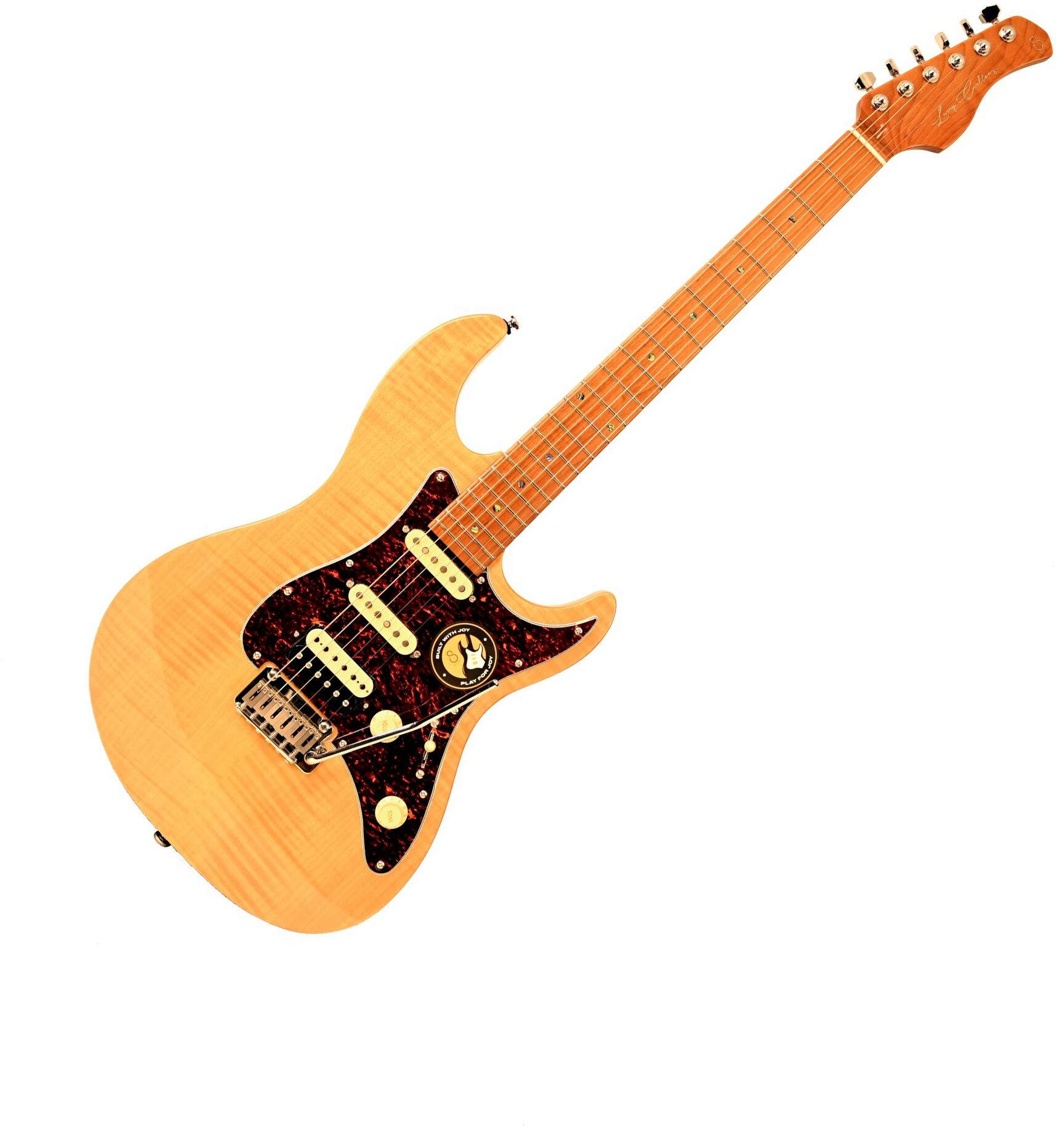 Sire Larry Carlton S7 Fm Signature Hss Trem Mn - Natural - Guitare Électrique Forme Str - Main picture