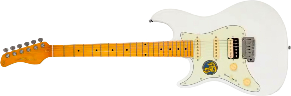 Sire Larry Carlton S7 Hss Lh Gaucher New Gen Trem Mn - White - Guitare Électrique Forme Str - Main picture