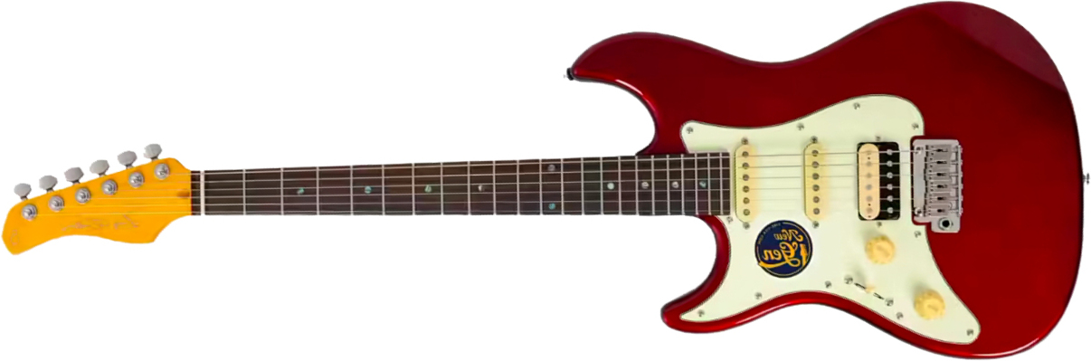 Sire Larry Carlton S7 Hss Lh Gaucher New Gen Trem Rw - Candy Apple Red - Guitare Électrique Forme Str - Main picture