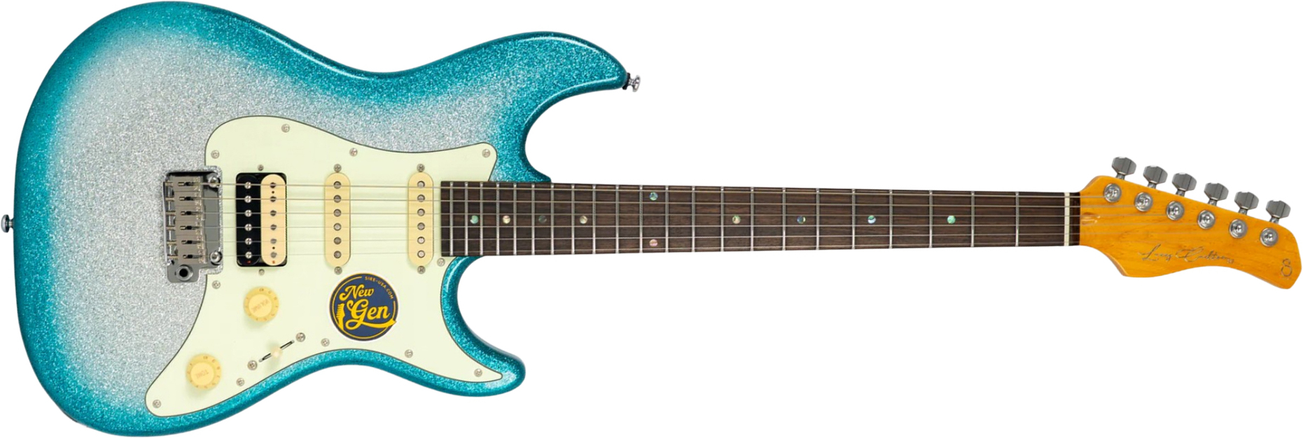 Sire Larry Carlton S7 Hss New Gen Trem Rw - Skyburst Sparkle - Guitare Électrique Forme Str - Main picture
