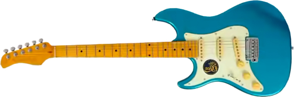 Sire Larry Carlton S7 Lh Gaucher New Gen 3s Trem Mn - Tide Pool - Guitare Électrique Forme Str - Main picture