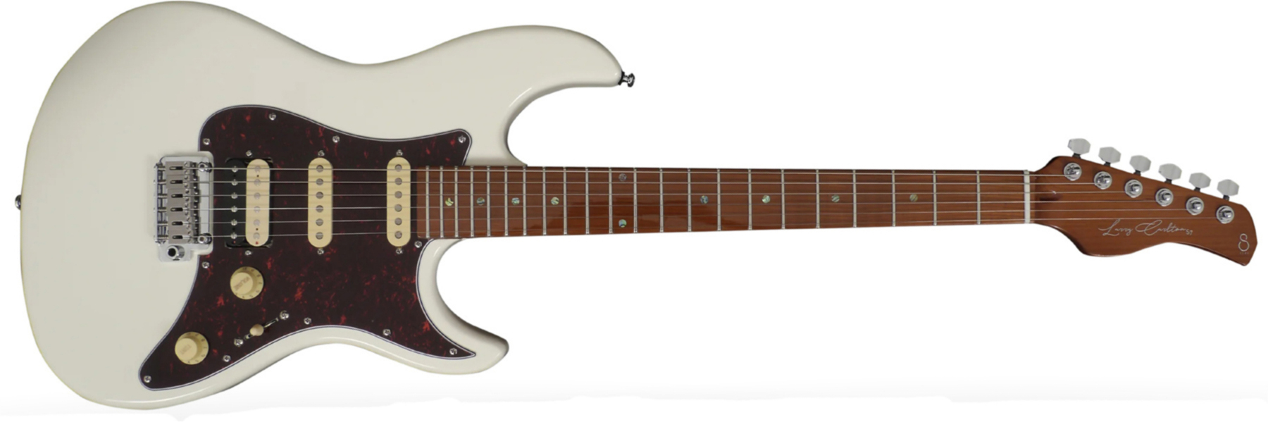 Sire Larry Carlton S7 Signature Hss Trem Mn - Antique White - Guitare Électrique Forme Str - Main picture