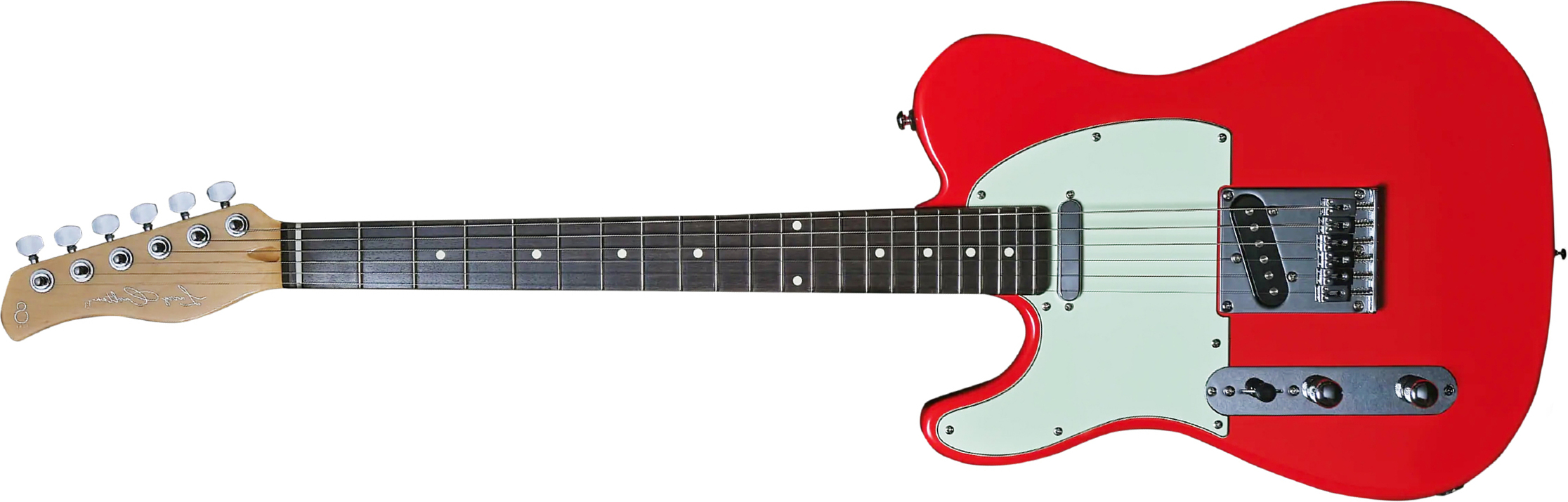 Sire Larry Carlton T3 Lh Signature Gaucher 2s Ht Rw - Dakota Red - Guitare Électrique Gaucher - Main picture