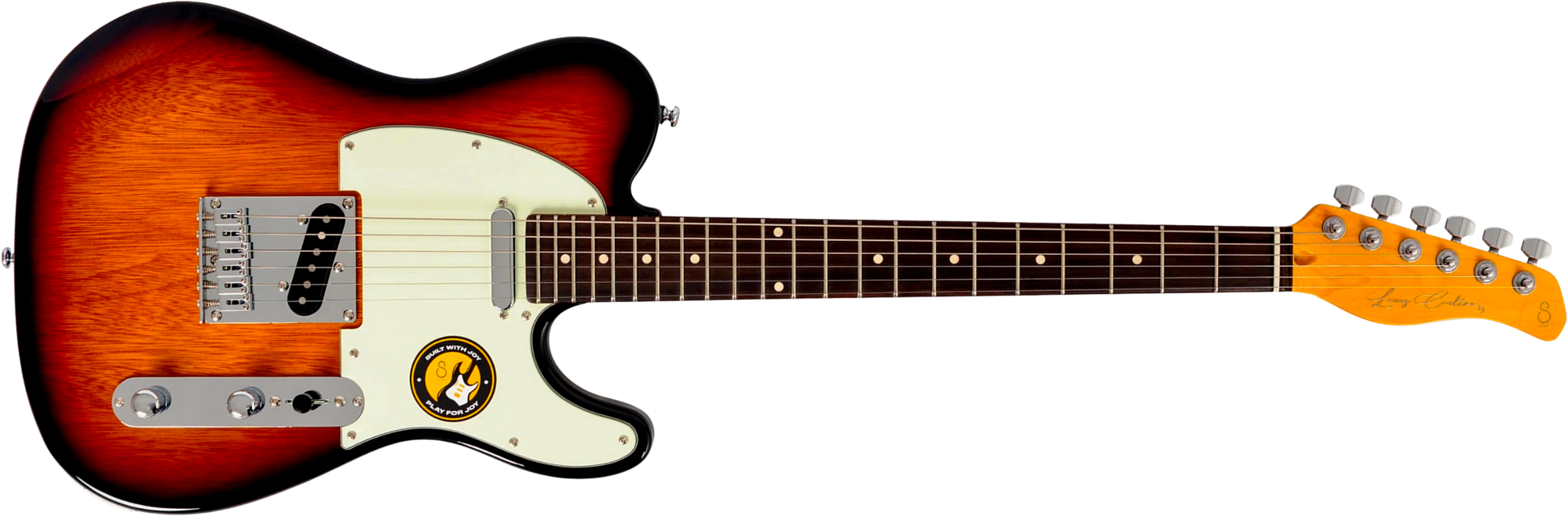 Sire Larry Carlton T3 New Gen 2s Ht Rw - 3 Tone Sunburst - Guitare Électrique Forme Tel - Main picture