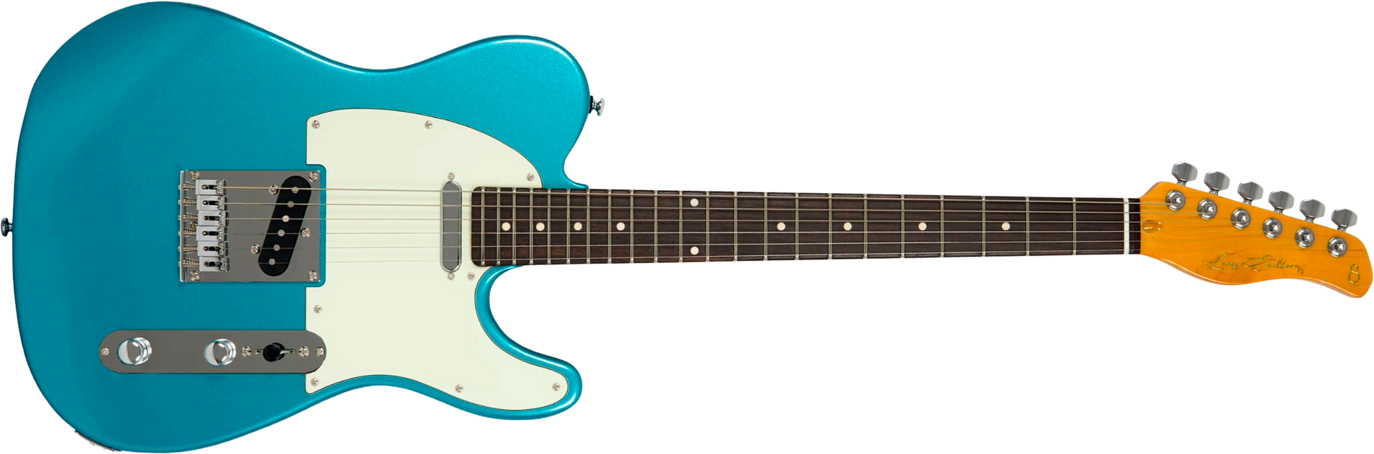 Sire Larry Carlton T3 New Gen 2s Ht Rw - Tide Pool - Guitare Électrique Forme Tel - Main picture