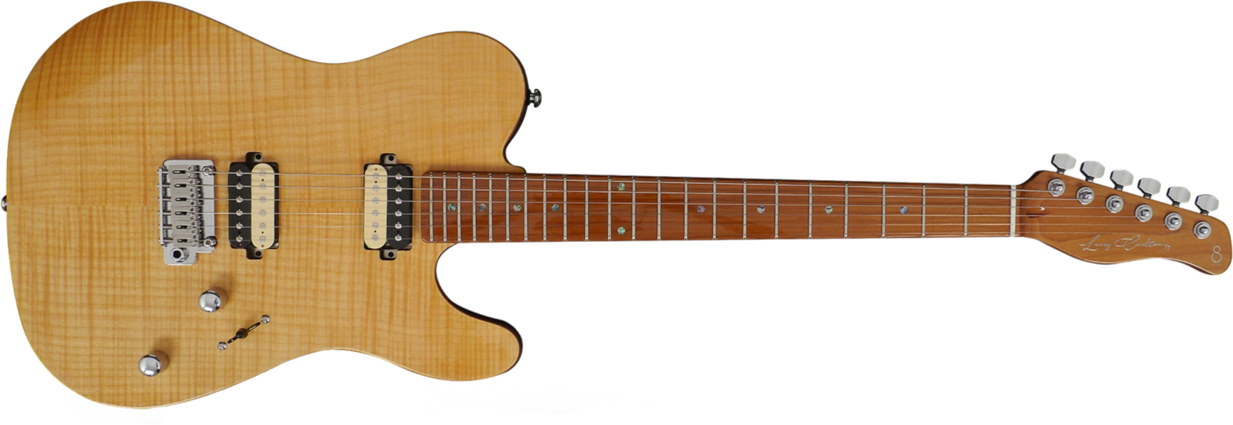 Sire Larry Carlton T7 Fm Hh Trem Mn - Natural - Guitare Électrique Forme Tel - Main picture