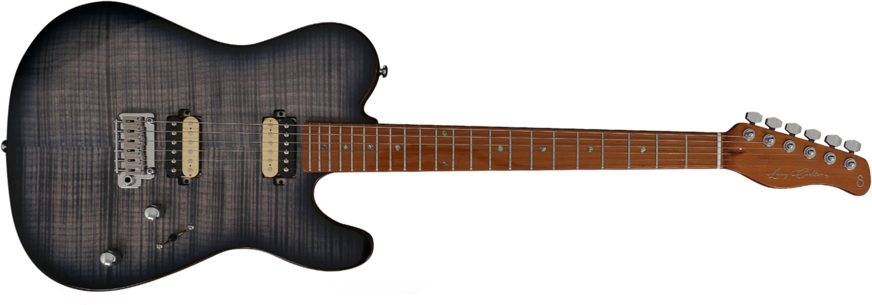 Sire Larry Carlton T7 Fm Hh Trem Mn - Trans Black - Guitare Électrique Forme Tel - Main picture