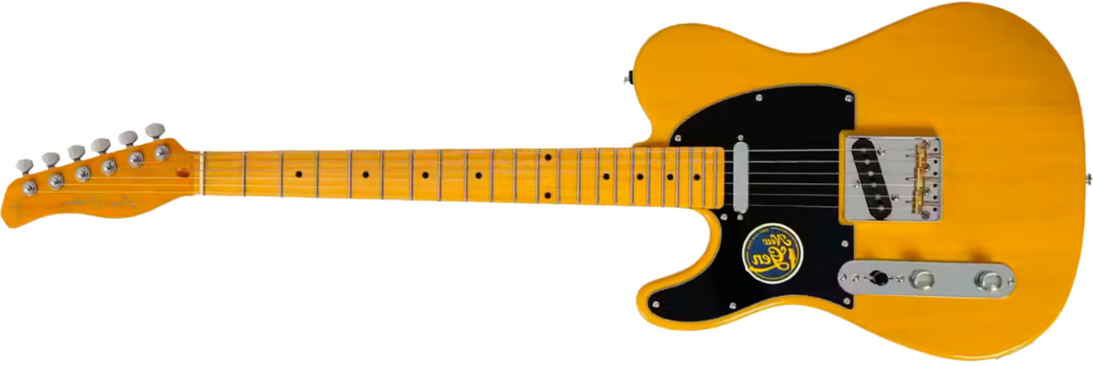 Sire Larry Carlton T7 Lh Gaucher New Gen 2s Ht Mn - Butterscotch Blonde - Guitare Électrique Forme Tel - Main picture