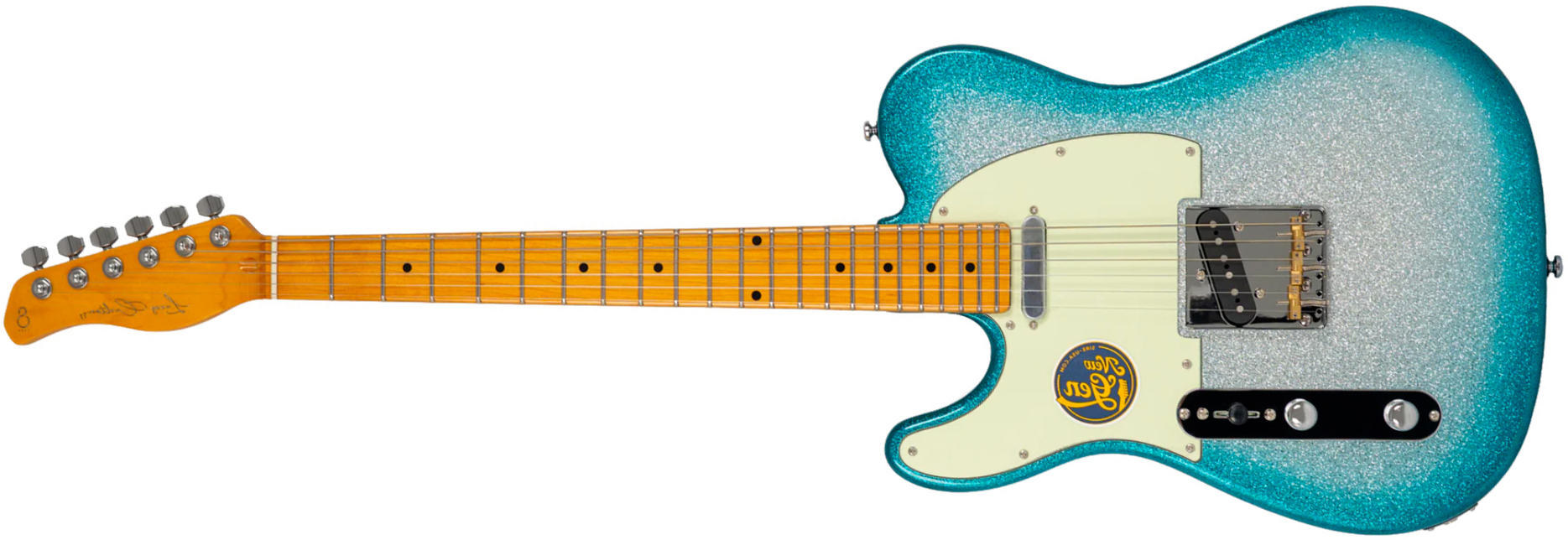 Sire Larry Carlton T7 Lh Gaucher New Gen 2s Ht Mn - Skyburst Sparkle - Guitare Électrique Forme Tel - Main picture