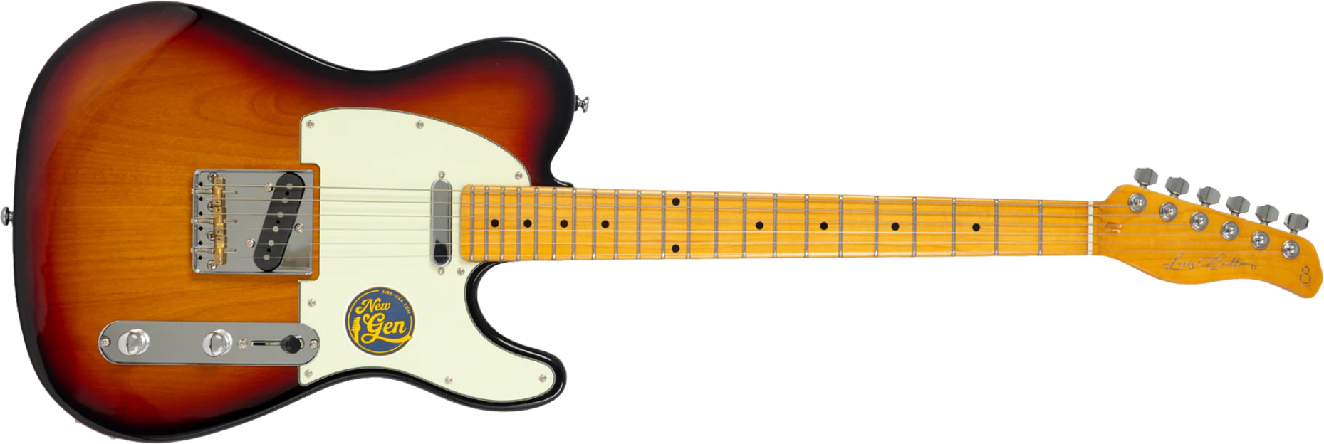 Sire Larry Carlton T7 New Gen 2s Ht Mn - 3 Tone Sunburst - Guitare Électrique Forme Tel - Main picture