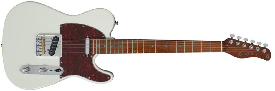 Sire Larry Carlton T7 Signature 2s Ht Mn - Antique White - Guitare Électrique Forme Tel - Main picture