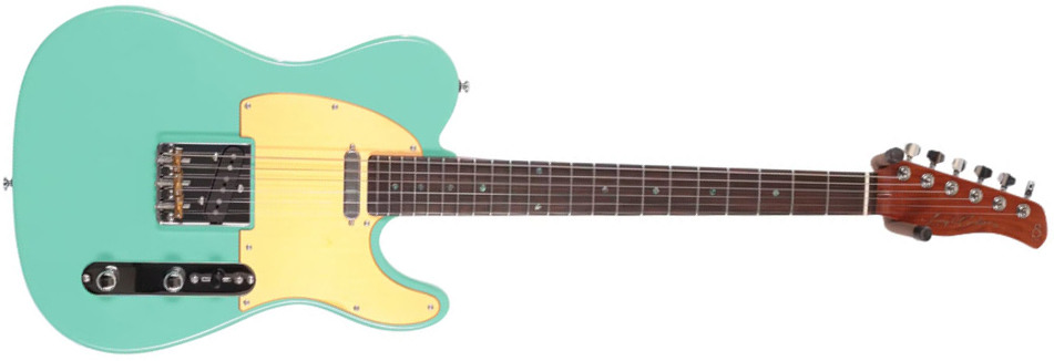 Sire Larry Carlton T7 Signature 2s Ht Mn - Mild Green - Guitare Électrique Forme Tel - Main picture