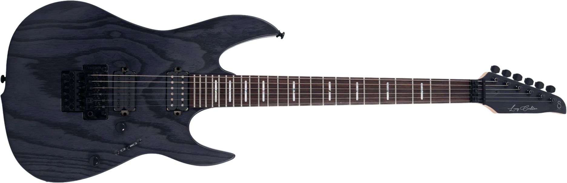 Sire Larry Carlton X5 2h Trem Rw - Transparent Black Satin - Guitare Électrique Forme Str - Main picture