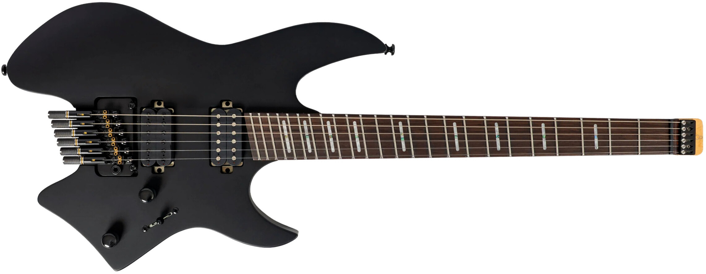 Sire Larry Carlton X6 Headless Multiscale 2h Trem Rw - Black Satin - Guitare Électrique Multi-scale - Main picture