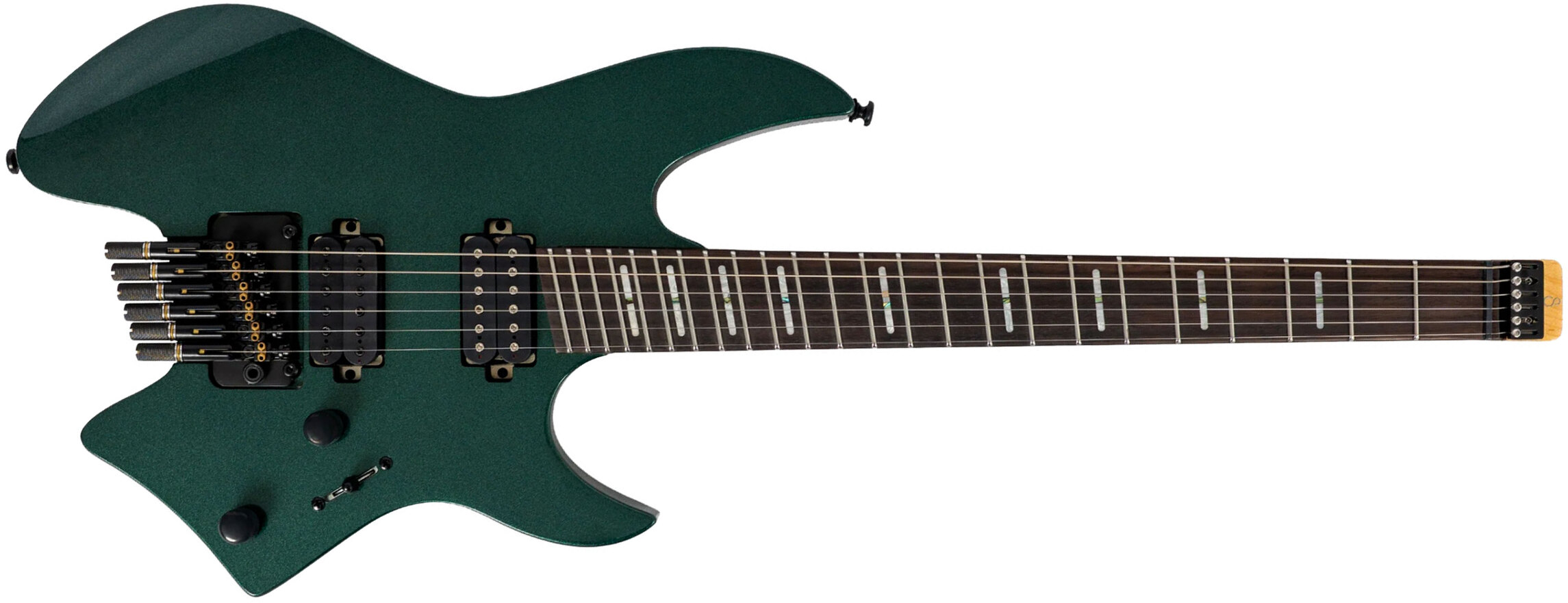 Sire Larry Carlton X6 Headless Multiscale 2h Trem Rw - Metallic Green - Guitare Électrique Multi-scale - Main picture