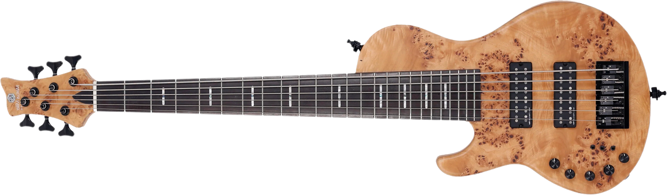 Sire Marcus Miller F10 6st Lh 6c Gaucher Active Rw - Natural Satin - Basse Électrique Solid Body - Main picture
