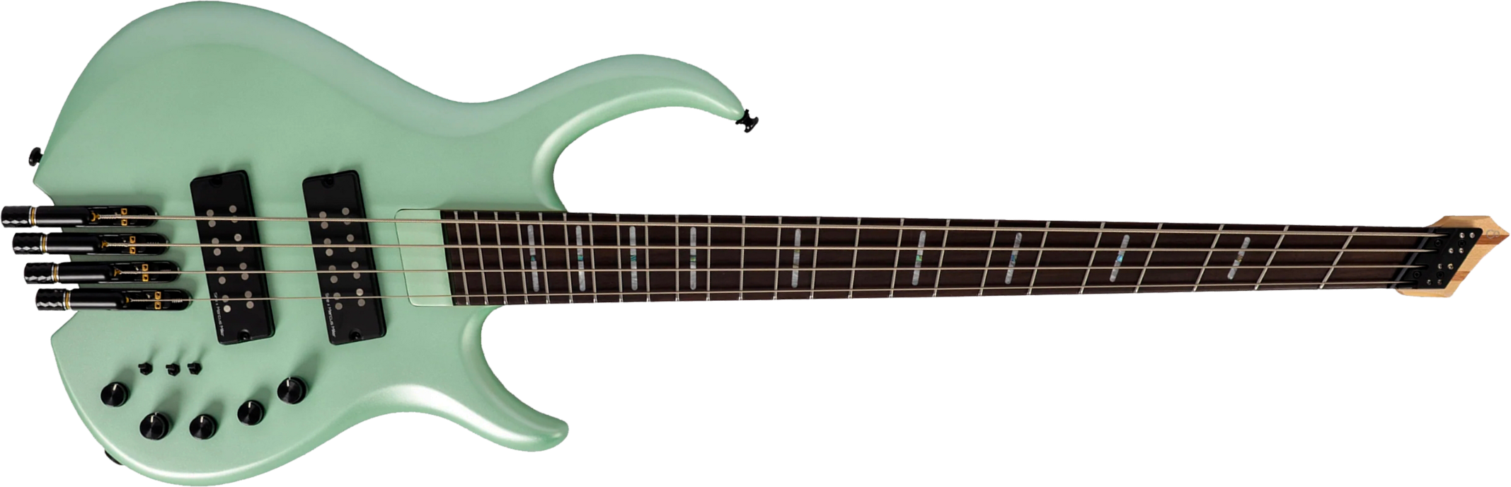 Sire Marcus Miller M6 Headless 4st Multiscale Active Rw - Surf Green Metallic - Basse Électrique Solid Body - Main picture