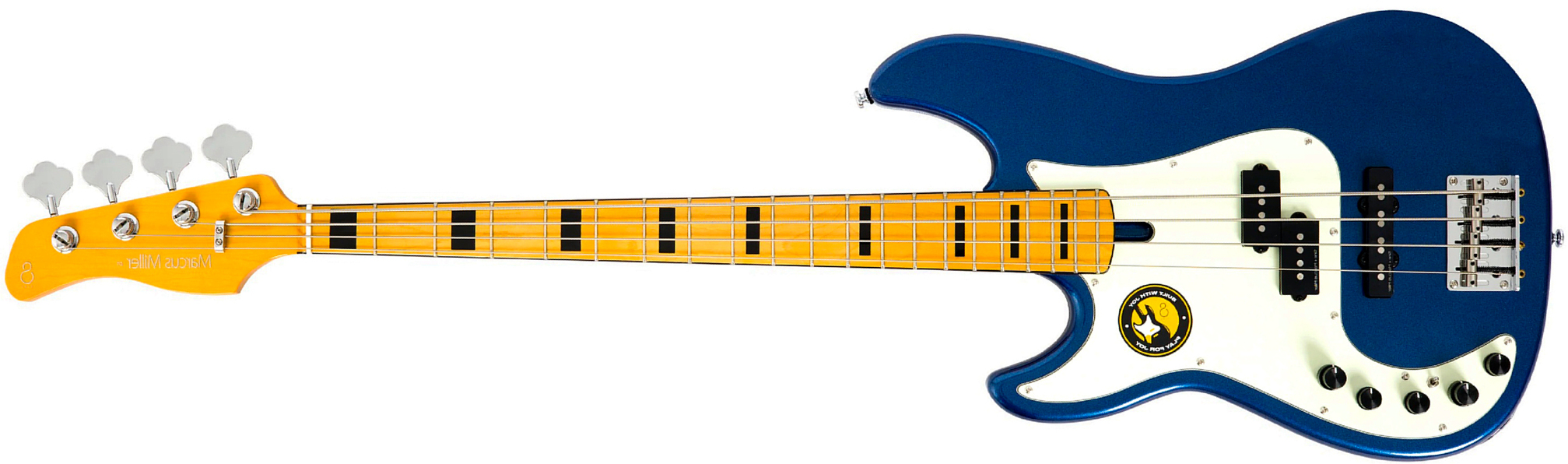 Sire Marcus Miller P7 Alder 4st Lh Gaucher Active Mn - Dark Navy - Basse Électrique Solid Body - Main picture
