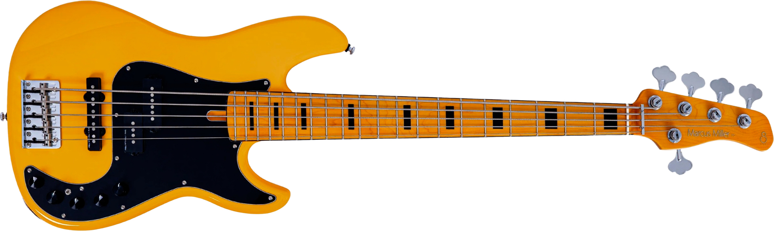 Sire Marcus Miller P7 New Gen 5st 5c Active Mn - Sunshine Yellow - Basse Électrique Solid Body - Main picture