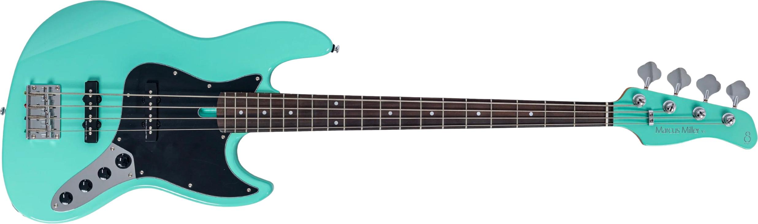 Sire Marcus Miller V3 New Gen 4st Active Rw - Mild Green - Basse Électrique Solid Body - Main picture